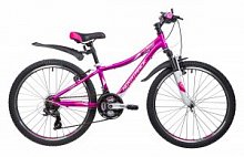 Горный подростковый велосипед NOVATRACK 24" KATRINA ал. 21ск.V-brake